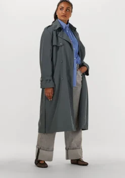 blauwe withblack trenchcoats wblnoise trench coat