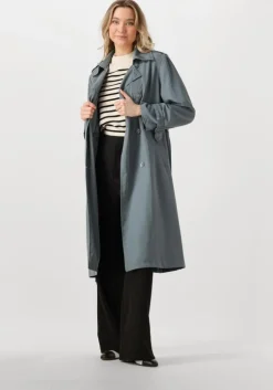 blauwe withblack trenchcoats wblnoise trench coat