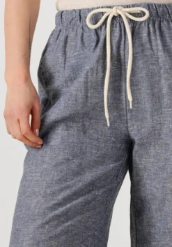 blauwe withblack wijde broek wblbrina pant