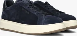 blauwe woolrich lage sneakers arrow court man