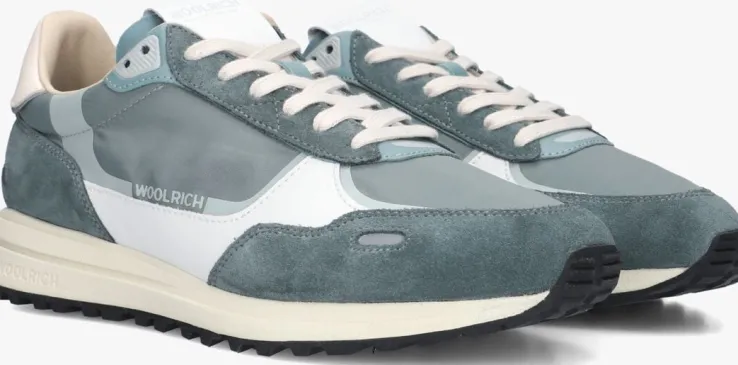 blauwe woolrich lage sneakers retro sneaker man