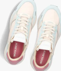 blauwe woolrich lage sneakers retro sneaker