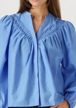blauwe y.a.s. blouses yaselly ls shirt