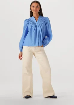 blauwe y.a.s. blouses yaselly ls shirt