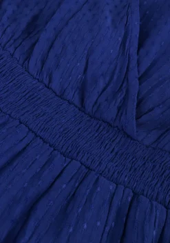 blauwe y.a.s. maxi jurk yasdrea ls long dress