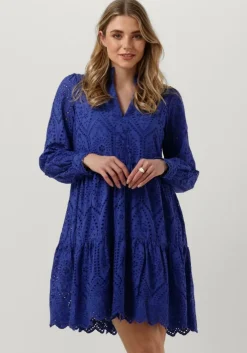 blauwe y.a.s. mini jurk yasholi ls dress
