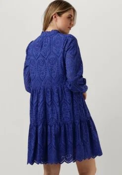 blauwe y.a.s. mini jurk yasholi ls dress