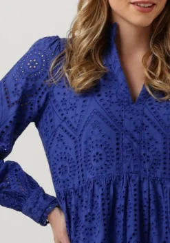 blauwe y.a.s. mini jurk yasholi ls dress