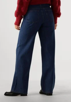 blauwe y.a.s. straight leg jeans yaslomira hmw jeans