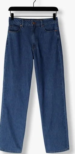 blauwe y.a.s. straight leg jeans yaslomira hmw jeans