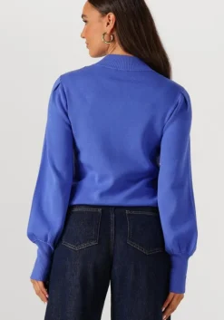 blauwe y.a.s. trui yasfonny ls knit pullover s.