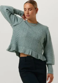 blauwe y.a.s. trui yastumali ls knit pullover s.