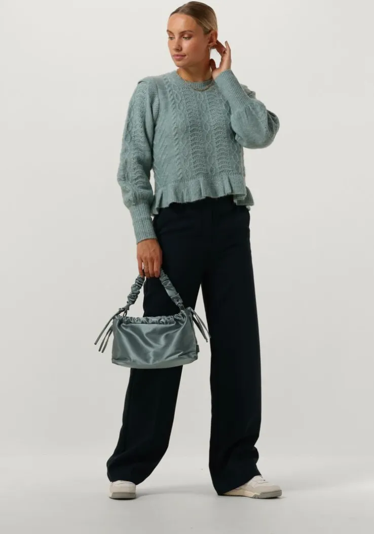 blauwe y.a.s. trui yastumali ls knit pullover s.