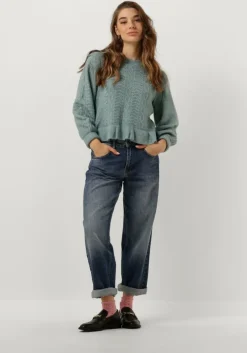 blauwe y.a.s. trui yastumali ls knit pullover s.
