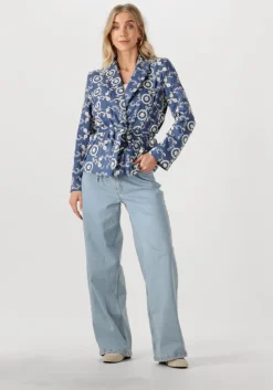 blauwe ydence blazer kimono kelly