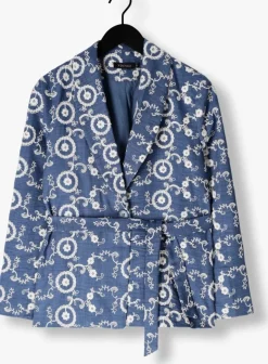 blauwe ydence blazer kimono kelly