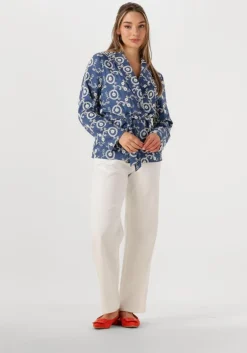 blauwe ydence blazer kimono kelly