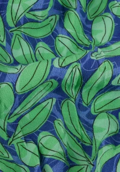 blauwe ydence midi jurk dress palmer