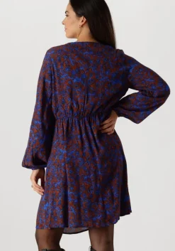 blauwe ydence mini jurk dress jaely