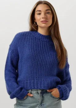 blauwe ydence trui knitted sweater soraya