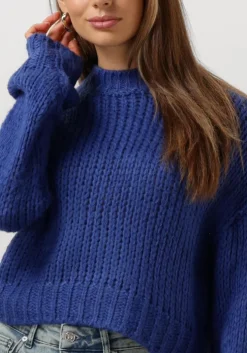 blauwe ydence trui knitted sweater soraya