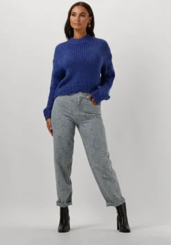 blauwe ydence trui knitted sweater soraya