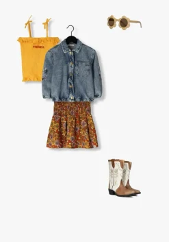 blauwe your wishes spijkerjas stretch denim jacket