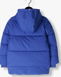 blauwe z8 gewatteerde jas idris