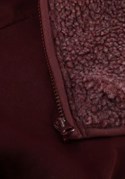 bordeaux american vintage faux fur jas hoktown woman