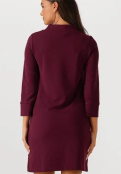 bordeaux ana alcazar mini jurk dress neck clasp