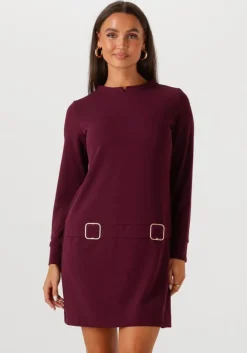 bordeaux ana alcazar mini jurk dress clasp