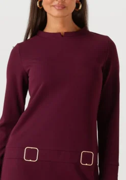 bordeaux ana alcazar mini jurk dress clasp