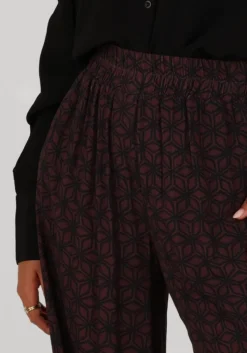 bordeaux by-bar wijde broek benji contiki pant