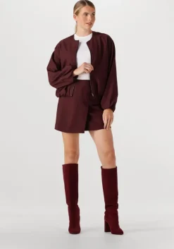bordeaux co'couture jack luna balloon zip jacket