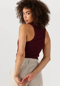 bordeaux co'couture top sahara embroidery tank top