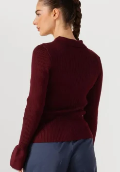 bordeaux co'couture trui bonny polo long sleeve
