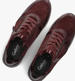 bordeaux gabor lage sneakers 528