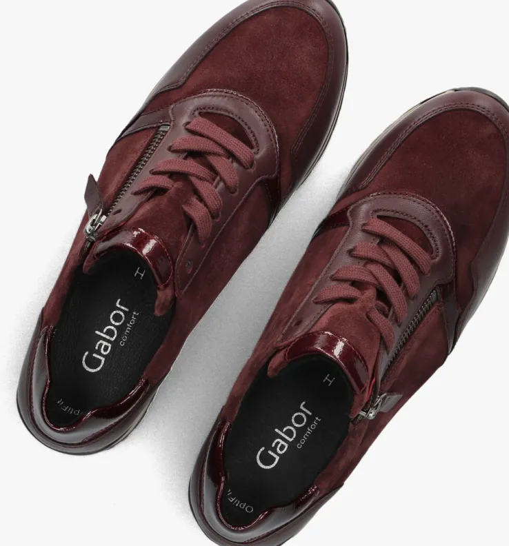 bordeaux gabor lage sneakers 528