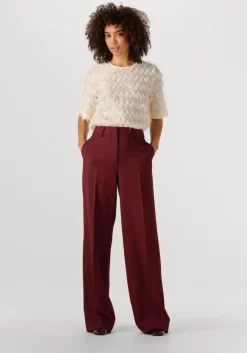 bordeaux haute l'amitié pantalon premiere plain tall pant