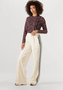 bordeaux haute l'amitié top l'amitie mesh ls o-neck