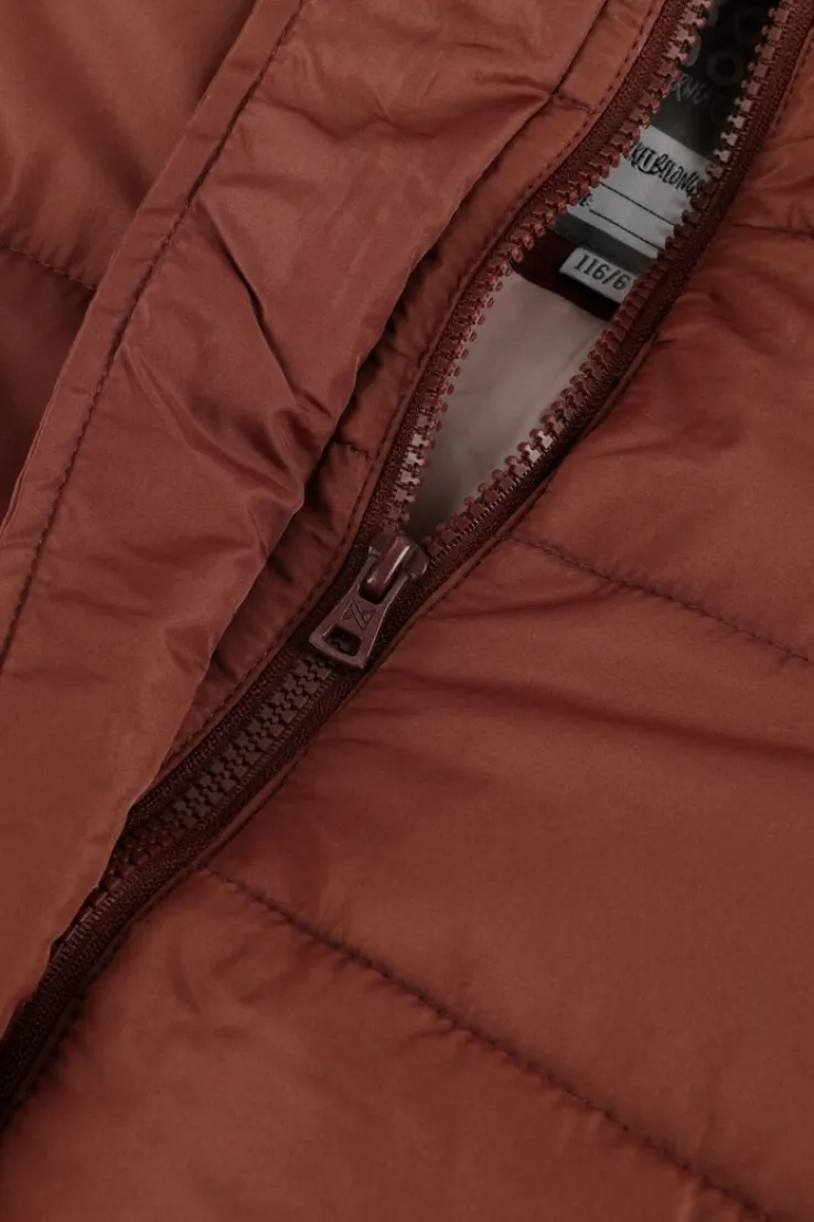 bordeaux koko noko gewatteerde jas q52920