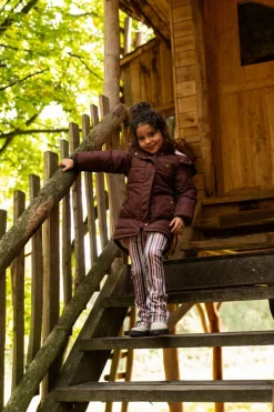 bordeaux koko noko gewatteerde jas q52920