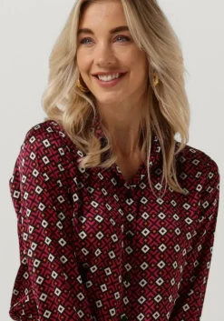 bordeaux liu jo blouses camica ts m/l chiffon stam