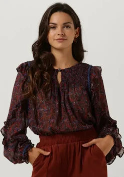 bordeaux louizon blouses darleen top