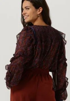 bordeaux louizon blouses darleen top