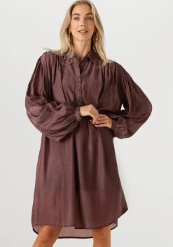 bordeaux mes demoiselles maxi jurk felicia