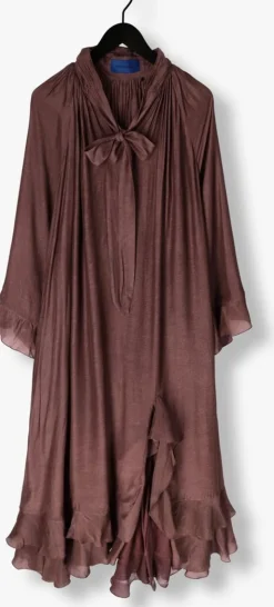 bordeaux mes demoiselles maxi jurk frelly