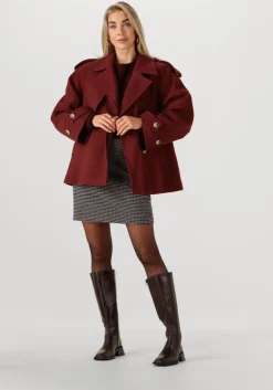 bordeaux modström mantel esmundmd jacket