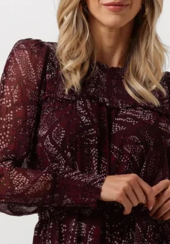 bordeaux moliin mini jurk franceska