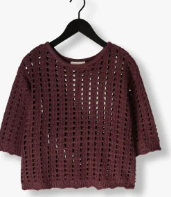 bordeaux msch copenhagen top mschfairyn 2 4 pullover